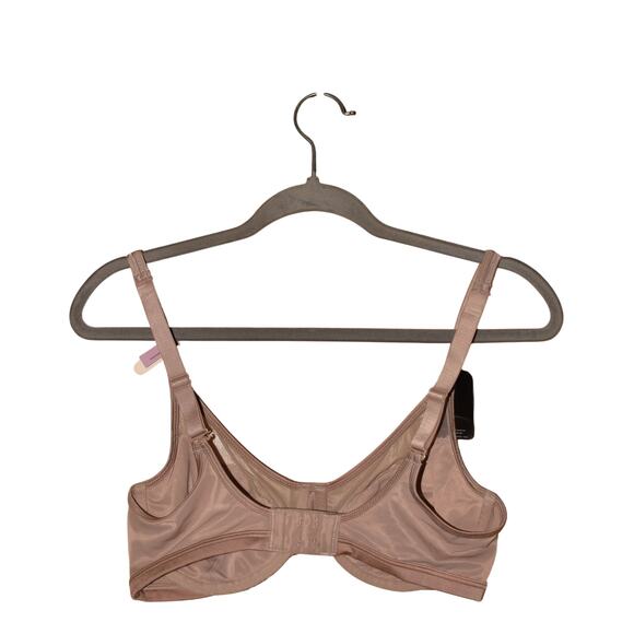 BALI NEW $48 One Smooth U Lightweight Lace Minimizer Bra Taupe 34D - Picture 2 of 3